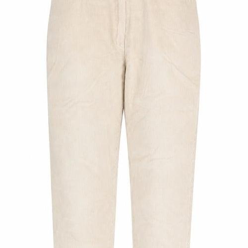 Marks and Spencer St Michael Beige Corduroy Chino Trousers Women’s Size 18 Tall