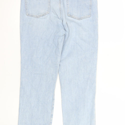 7 For All Mankind Women's Blue Size 32 Straight Stretch Jeans