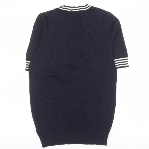 F&F Women’s Blue Short Sleeve Knit T-Shirt UK 8