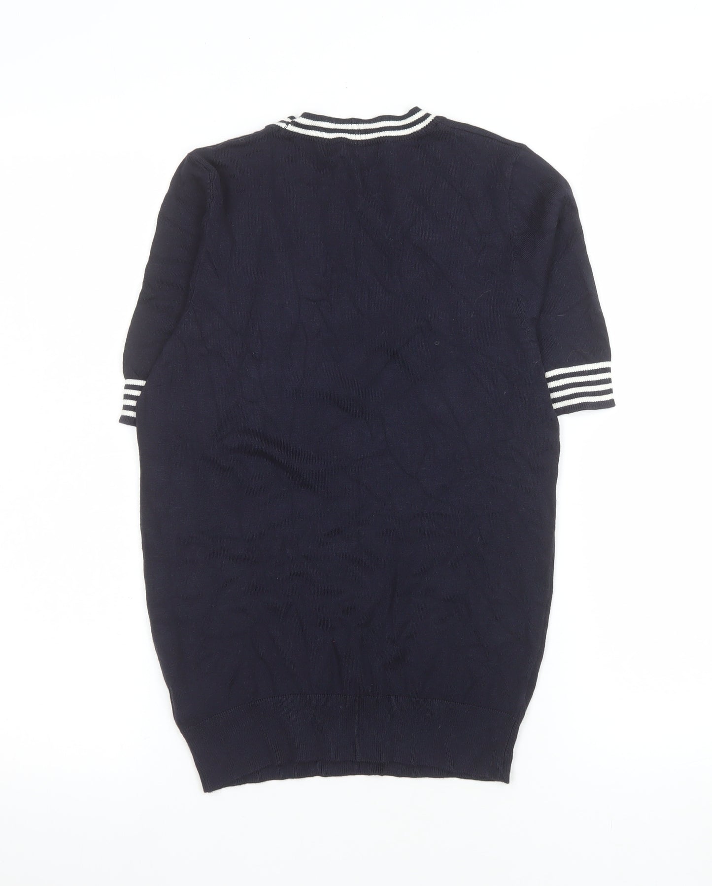 F&F Women’s Blue Short Sleeve Knit T-Shirt UK 8