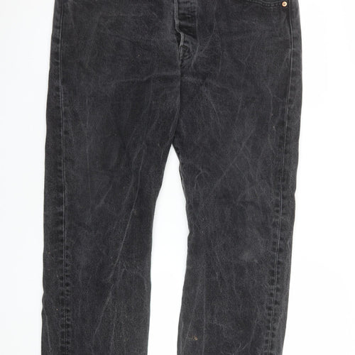 Levi’s 501 Men’s Black Straight Jeans W36 L30 Vintage Denim