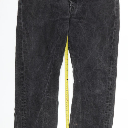 Levi’s 501 Men’s Black Straight Jeans W36 L30 Vintage Denim