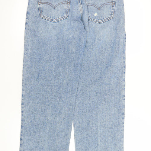 Levi's Women's Blue 26 Baggy Distressed Denim Jeans
