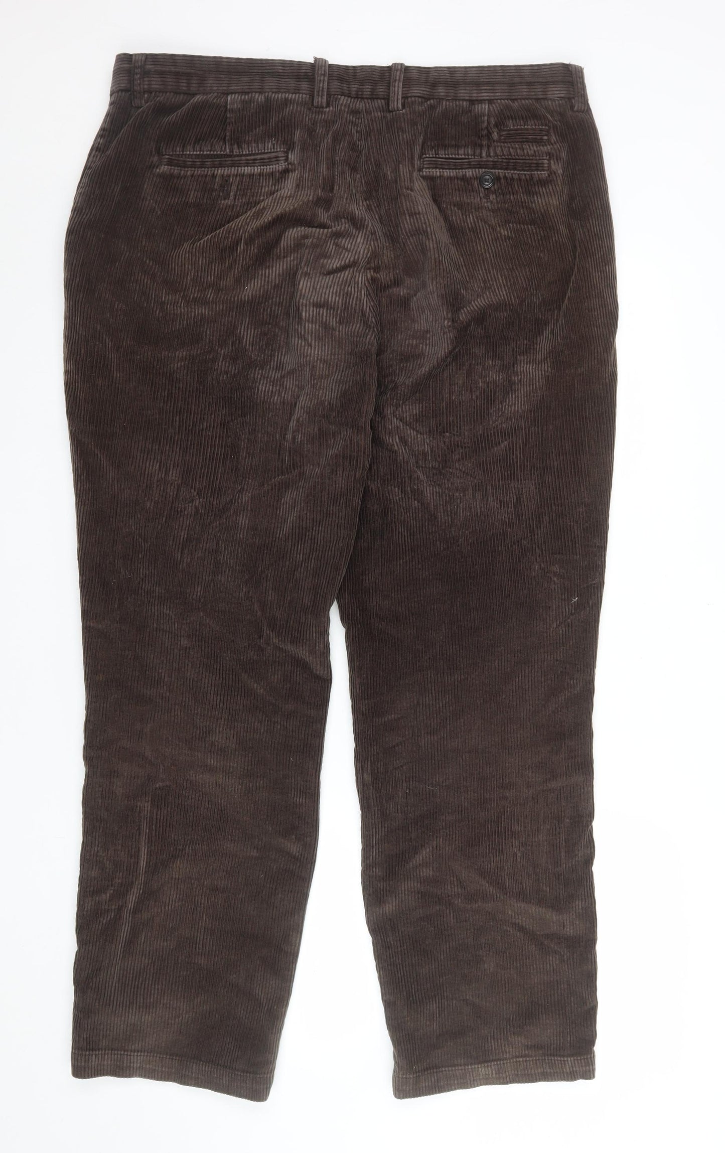 Austin Reed Men's Brown Corduroy Chino Trousers 38R