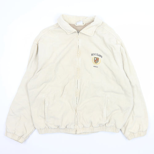 BDG Urban Outfitters Men's Beige Corduroy Bomber Jacket M