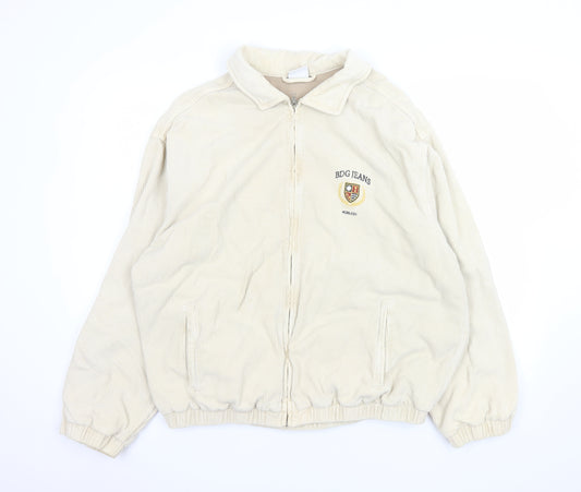 BDG Urban Outfitters Men's Beige Corduroy Bomber Jacket M