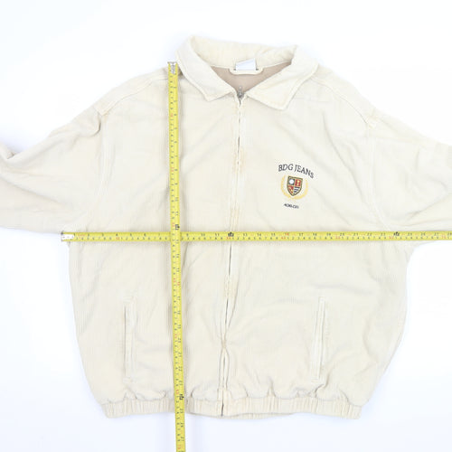 BDG Urban Outfitters Men's Beige Corduroy Bomber Jacket M