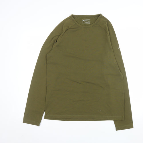Craghoppers Men's Green Long Sleeve Crew Neck Top M Outdoor Casual