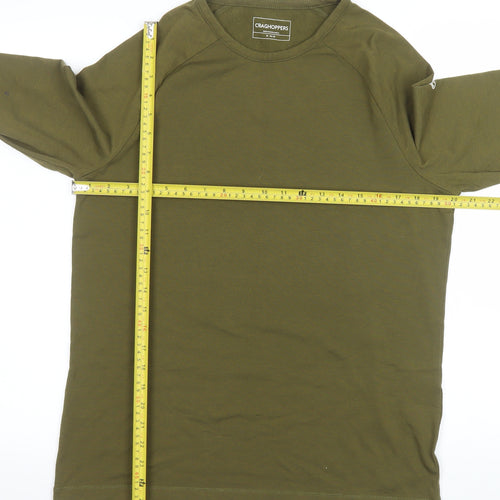 Craghoppers Men's Green Long Sleeve Crew Neck Top M Outdoor Casual