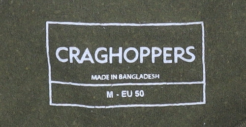 Craghoppers Men's Green Long Sleeve Crew Neck Top M Outdoor Casual