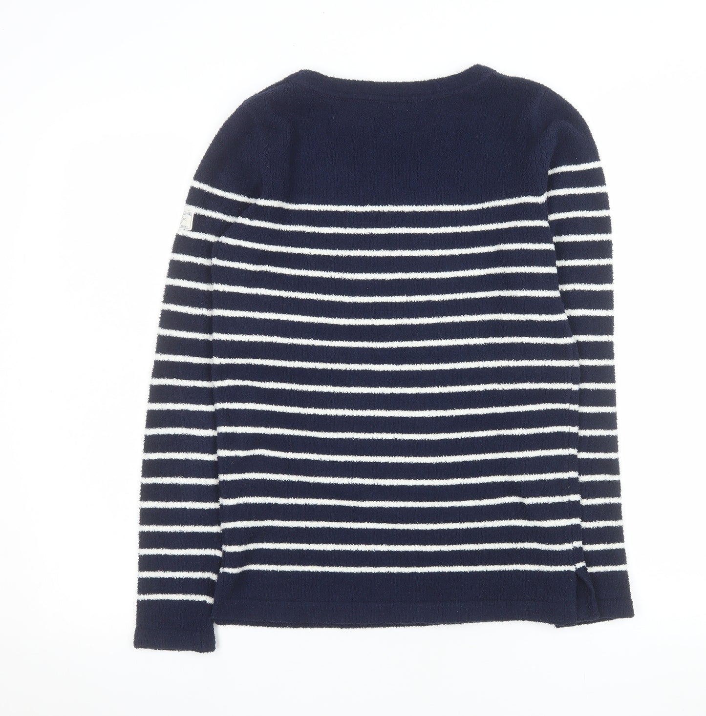 Joules Women’s Blue Striped Crew Neck Knit Long Sleeve Jumper UK 6