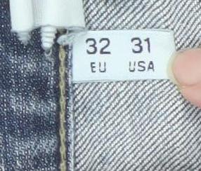 Armani Jeans Men's Blue 32 Regular Straight Denim Jeans