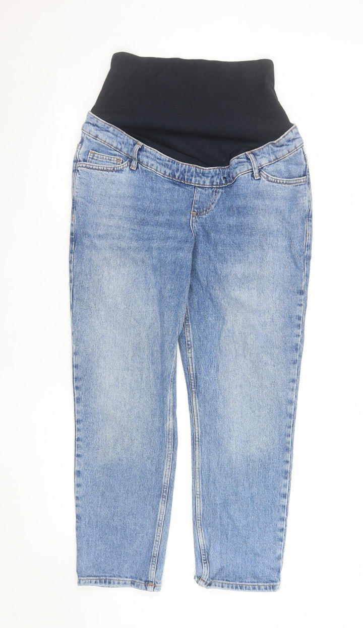 New Look Womens Blue Maternity Size 10 Ankle Jeans