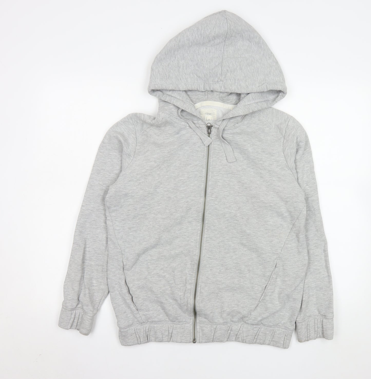 Next Men’s Grey Hooded Full Zip Cotton Jacket M