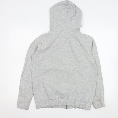 Next Men’s Grey Hooded Full Zip Cotton Jacket M