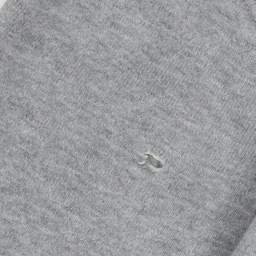 Firetrap Mens Grey Pullover Hoodie Medium Logo Fleece Sweatshirt
