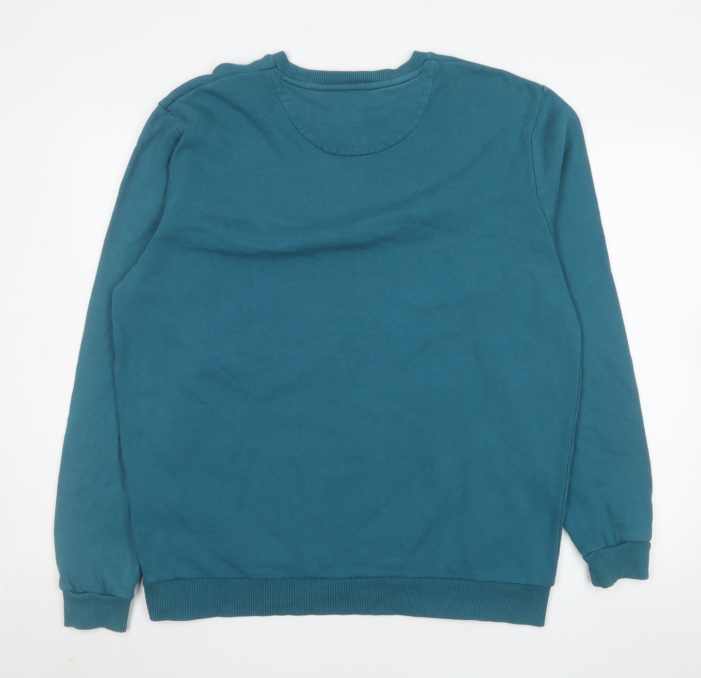 Lyle & Scott Men's Blue XL Pullover Sweatshirt Crew Neck Cotton