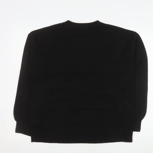 Marks and Spencer Womens Black Sequin Knit Jumper Medium
