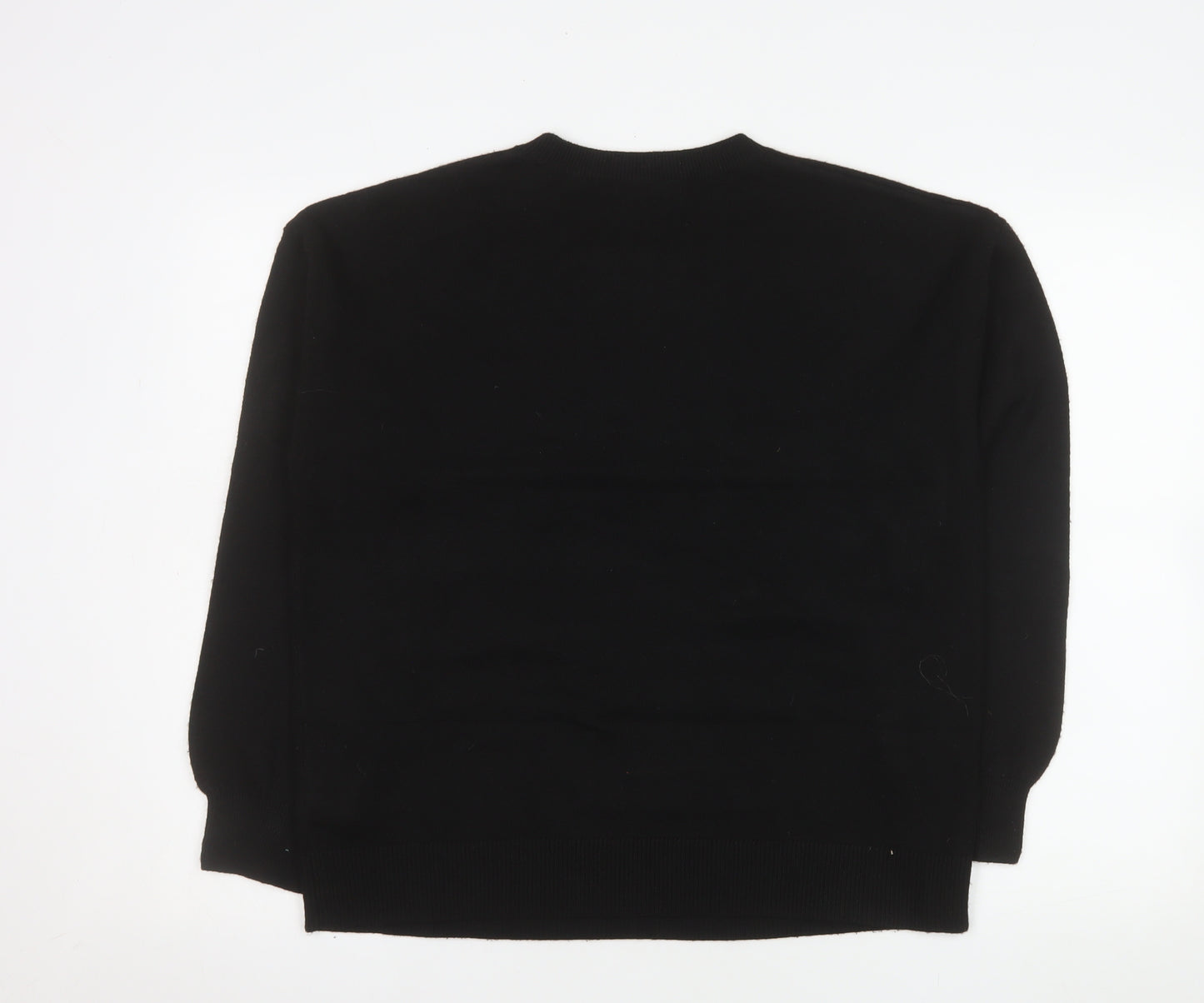 Marks and Spencer Womens Black Sequin Knit Jumper Medium