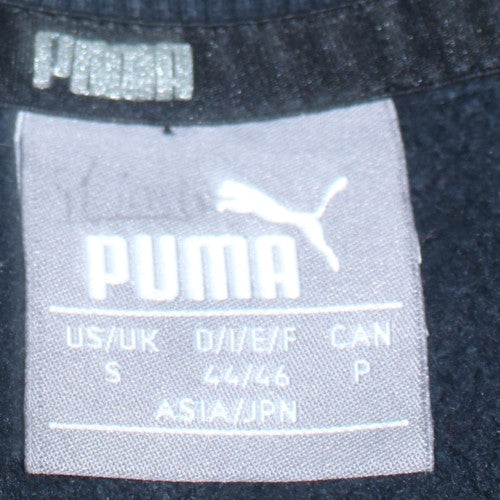 Puma Men's Black S Pullover Logo Sweatshirt Classic Sportswear