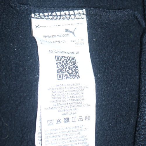 Puma Men's Black S Pullover Logo Sweatshirt Classic Sportswear