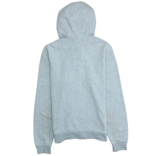 Nike Men's Grey Full Zip Fleece Hoodie S Regular Fit