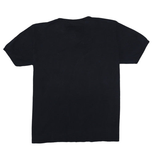 Tommy Hilfiger Men's Black V-Neck Cotton T-Shirt XL