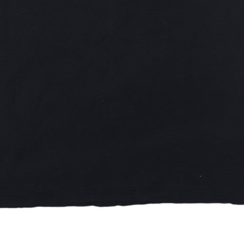 Tommy Hilfiger Men's Black V-Neck Cotton T-Shirt XL