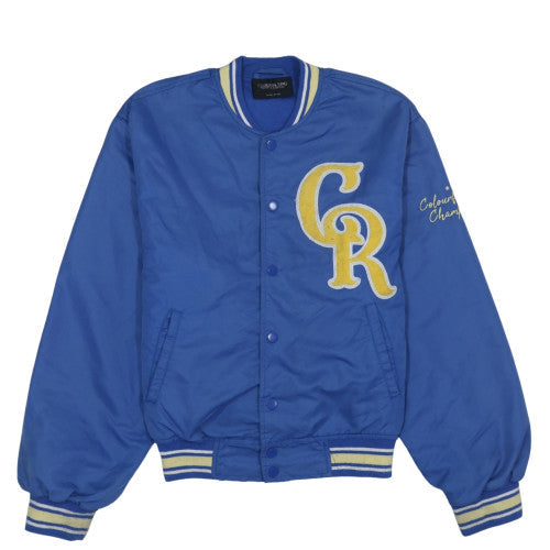 Colourful Rebel Womens Blue XS Varsity Bomber Jacket