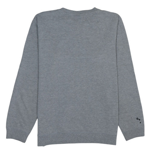 Lotto Men's Grey Crew Neck Sweatshirt XXL Logo Pullover