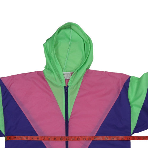 Passworld Womens Multicoloured L Windbreaker Hooded Jacket