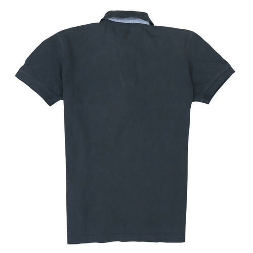 Tommy Hilfiger Men's Black Cotton Short Sleeve Polo Shirt M