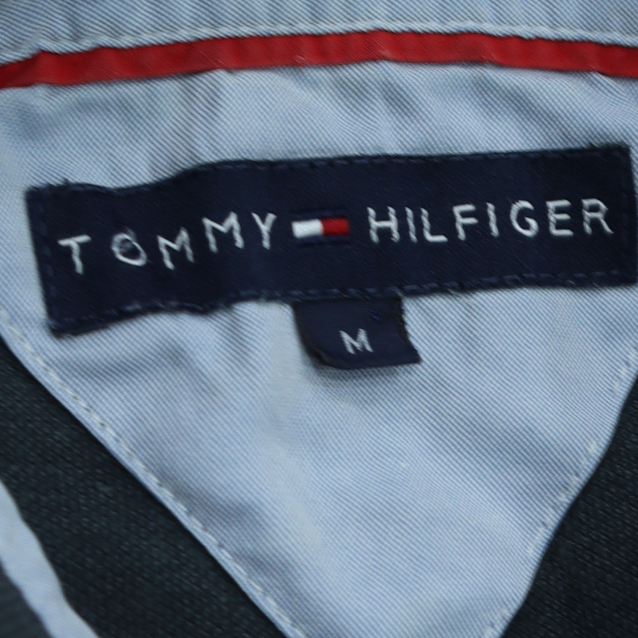 Tommy Hilfiger Men's Black Cotton Short Sleeve Polo Shirt M
