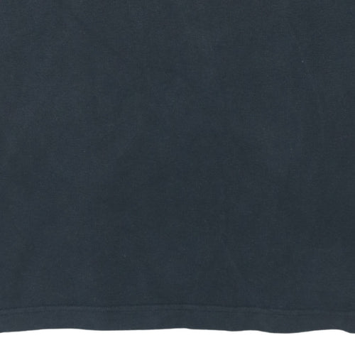 Tommy Hilfiger Men's Black Cotton Short Sleeve Polo Shirt M