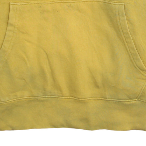 Levi's Men's Yellow Logo Pullover Hoodie Size M Classic Fleece