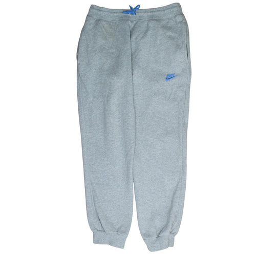 Nike Men's Grey Fleece Sweatpants Medium Regular Fit