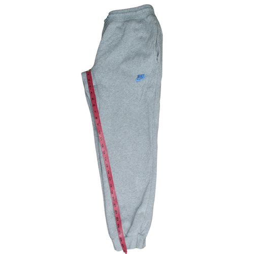 Nike Men's Grey Fleece Sweatpants Medium Regular Fit