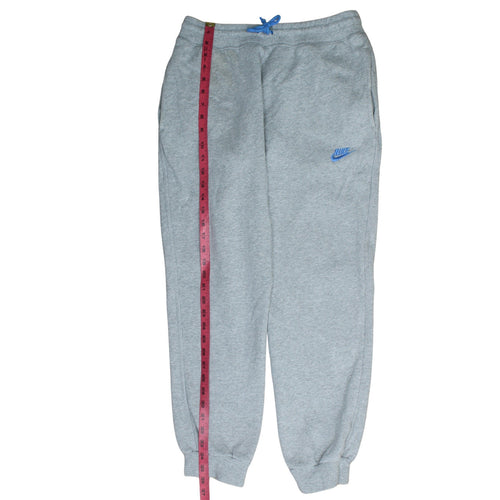 Nike Men's Grey Fleece Sweatpants Medium Regular Fit