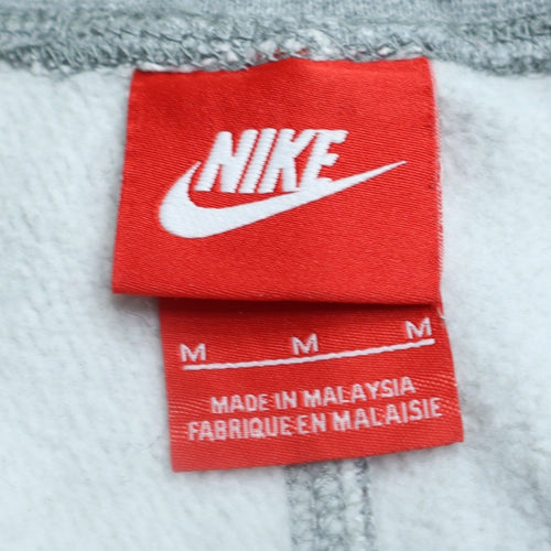 Nike Men's Grey Fleece Sweatpants Medium Regular Fit