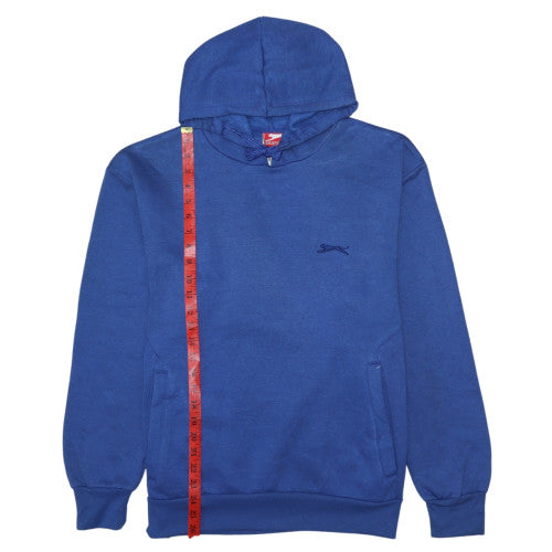 Slazenger Men's Blue Pullover Hoodie M Fleece Sportswear