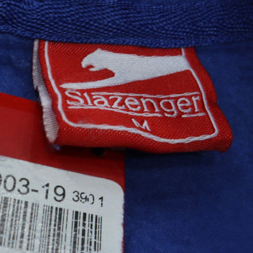 Slazenger Men's Blue Pullover Hoodie M Fleece Sportswear