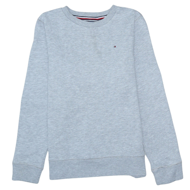 Tommy Hilfiger Boys Grey Pullover Sweatshirt Size 164 Long Sleeve
