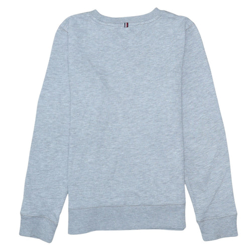 Tommy Hilfiger Boys Grey Pullover Sweatshirt Size 164 Long Sleeve
