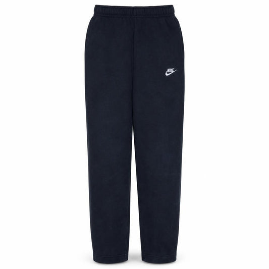 Front view of Nike Men's Black Fleece Sweatpants Regular Fit, size M