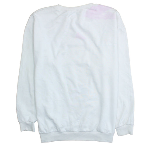 Zara Disney Women White Minnie Mouse Sweatshirt Size 10