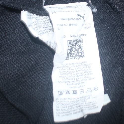 Puma Womens Black XS Pullover Sweatshirt Crew Neck Long Sleeve Casual