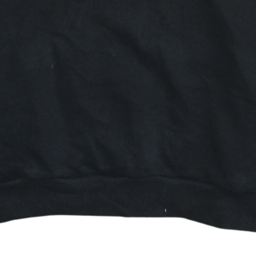 Puma Womens Black XS Pullover Sweatshirt Crew Neck Long Sleeve Casual