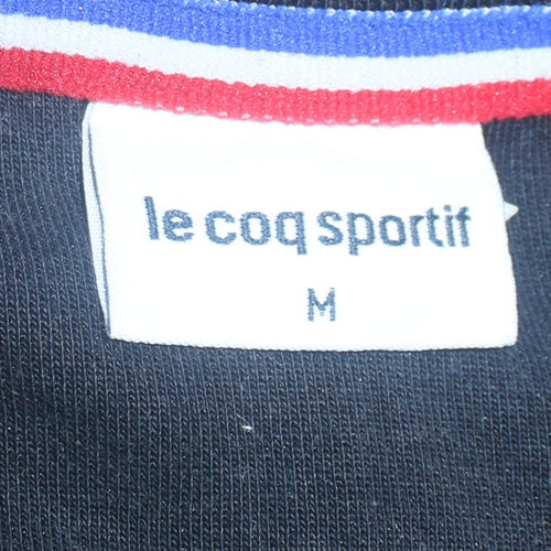 Le Coq Sportif Men's Black Tricolour Crew Neck Sweatshirt M