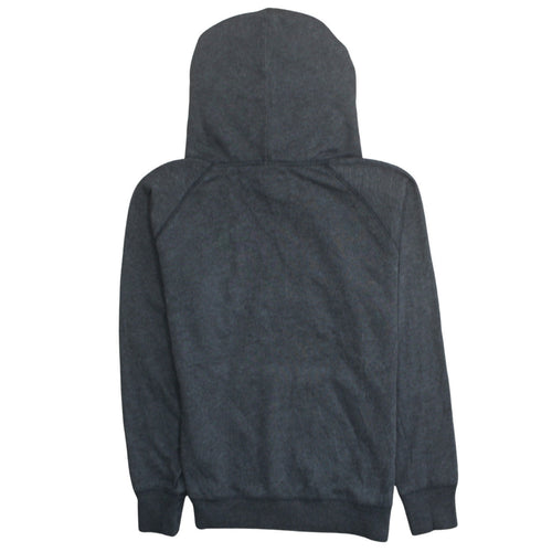 GAP Men's Grey Pullover Hoodie Small College Logo Fleece Sweatshirt