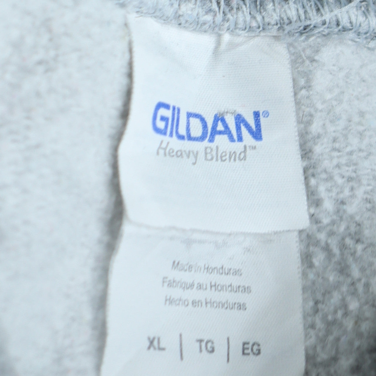 Gildan Men's Grey NASA Pullover Hoodie XL Heavyweight Fleece